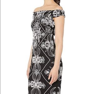 Adriana Papell Beaded Cocktail Dress - image 1